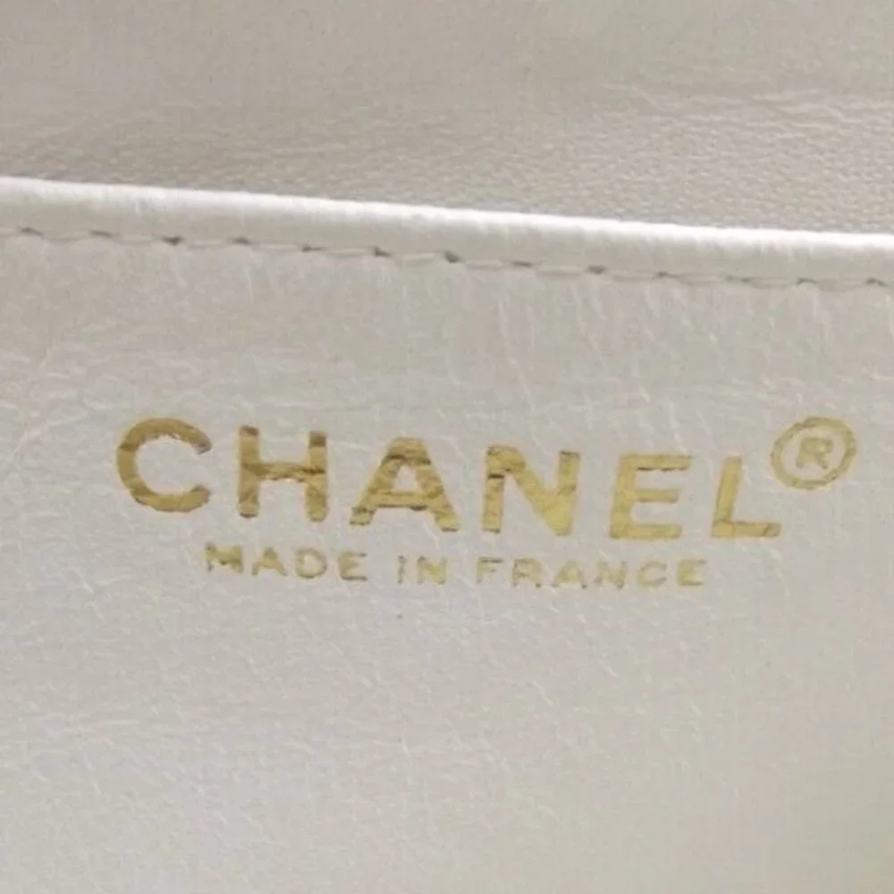 Chanel Wild Stitch Brown Leather Squared Diamond Stitching Top Handle Bag